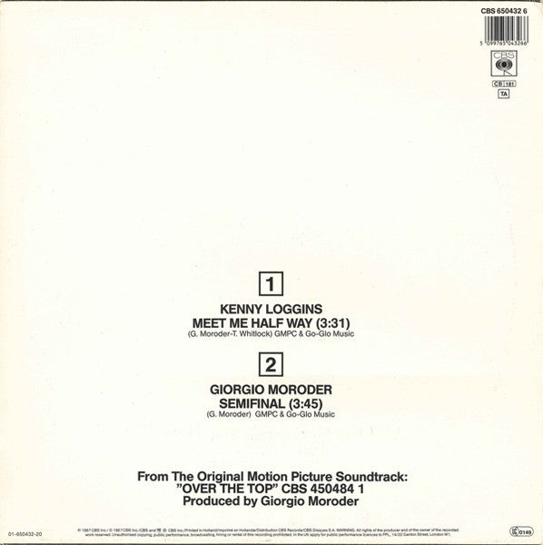 Kenny Loggins : Meet Me Half Way (12")