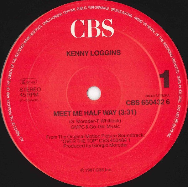 Kenny Loggins : Meet Me Half Way (12")