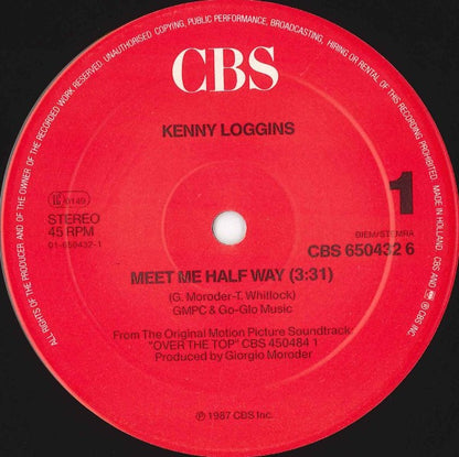 Kenny Loggins : Meet Me Half Way (12")