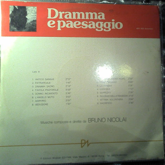 Bruno Nicolai : Dramma E Paesaggio (LP, Album)