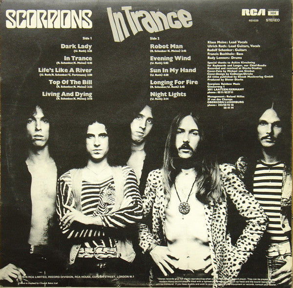 Scorpions : In Trance (LP, Album, RE)