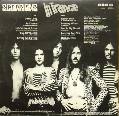 Scorpions : In Trance (LP, Album, RE)