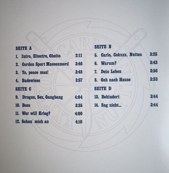Sonny Black & Frank White : Carlo, Cokxxx, Nutten (2xLP, M/Print)