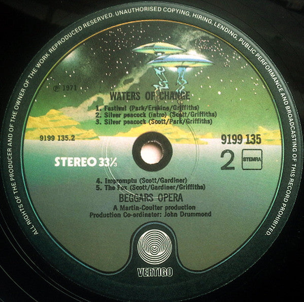 Beggars Opera : Waters Of Change (LP, Album, RE)
