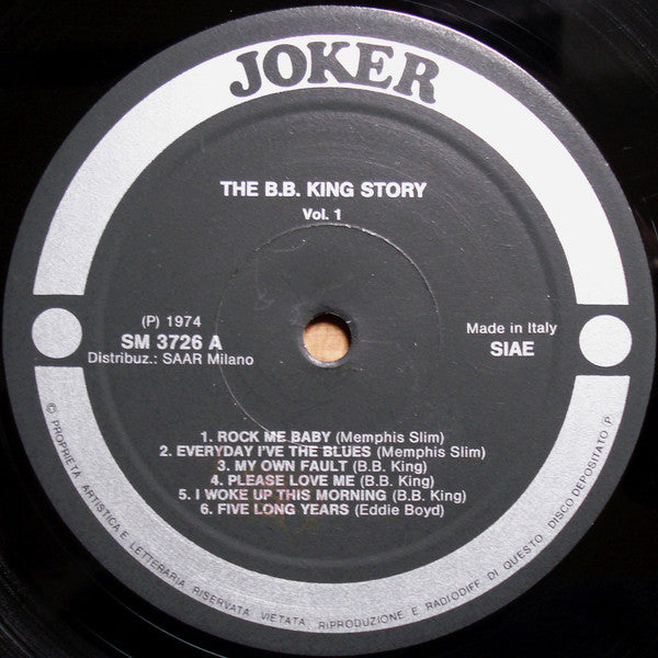B.B. King : The B.B. King Story - Vol. 1/2 (2xLP, Comp, RE, Gat)