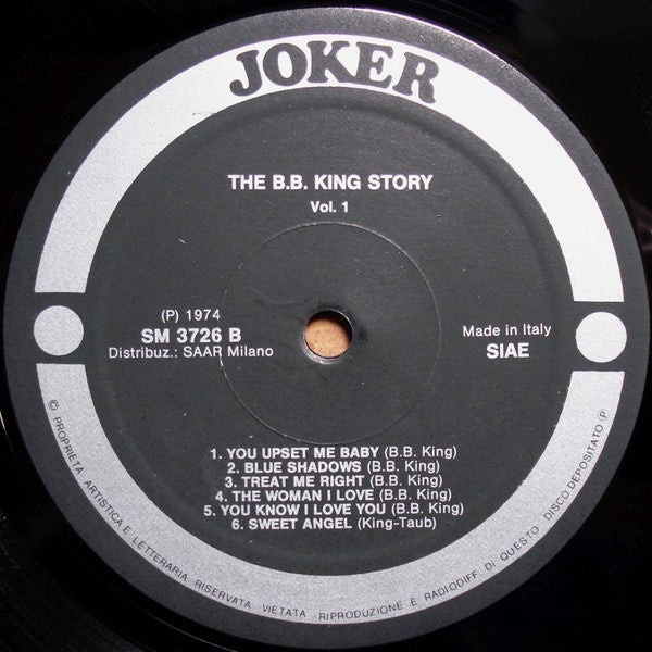 B.B. King : The B.B. King Story - Vol. 1/2 (2xLP, Comp, RE, Gat)