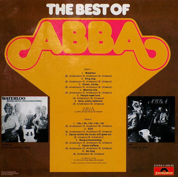 ABBA : The Best Of ABBA (LP, Comp)