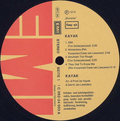 Kayak : Kayak (LP, Album)