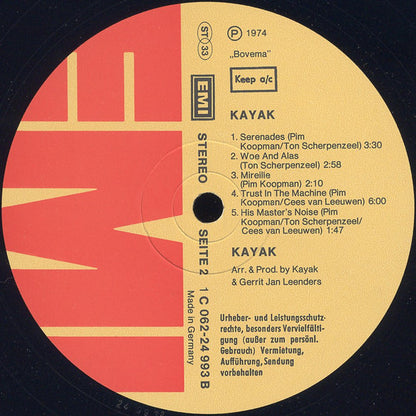 Kayak : Kayak (LP, Album)