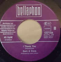 Sam & Dave : Hold On, I'm Comin' / I Thank You (7", Single, RE)