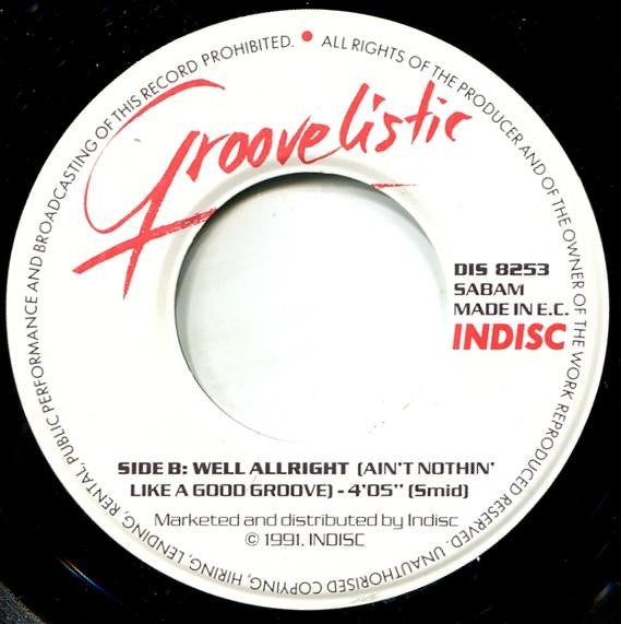 Groovelistic Featuring Glaze Introducing Anna And Tamara : The Real Thing / Oh Yeah (7", Single)