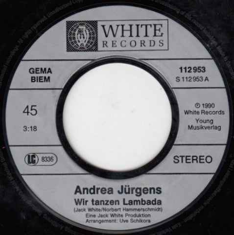 Andrea Jürgens : Wir Tanzen Lambada (7", Single)