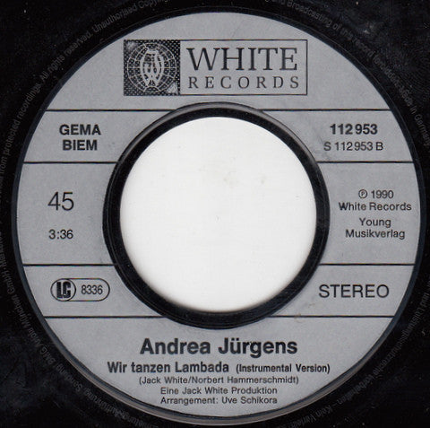 Andrea Jürgens : Wir Tanzen Lambada (7", Single)