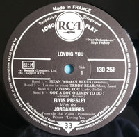Elvis Presley : Loving You (10", Album, RE)