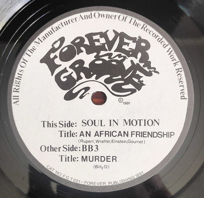 Soul In Motion (2) / BB3 : Une Amitié Africaine (An African Friendship) / Murder (12")