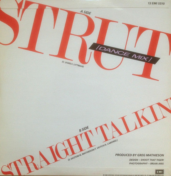 Sheena Easton : Strut (Dance Mix) (12")