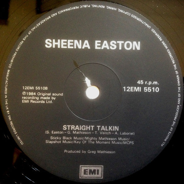Sheena Easton : Strut (Dance Mix) (12")