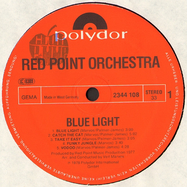 Red Point Orchestra : Blue Light (LP, Album)