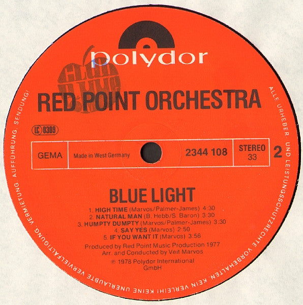 Red Point Orchestra : Blue Light (LP, Album)