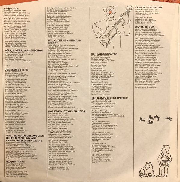 Thomas Natschinski : Im Dunklen Bauch Von Walfisch Jonas (Die Geschichte Einer Langen Weltreise Und Andere Kinderlieder) (LP, Album)