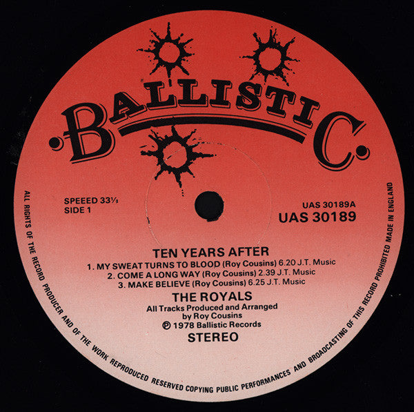 The Royals : Ten Years After (LP, Album)