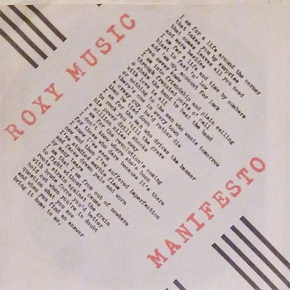 Roxy Music : Over You (7", Single, Bla)