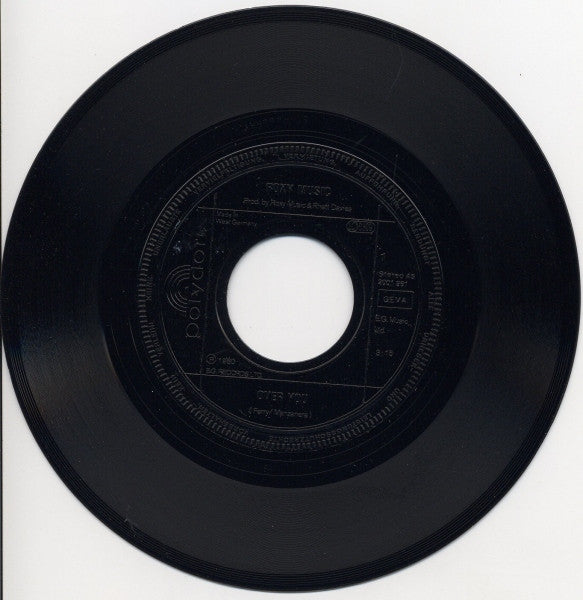 Roxy Music : Over You (7", Single, Bla)