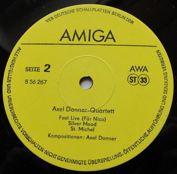 Axel Donner Quartett : Axel Donner Quartett (LP, Album)