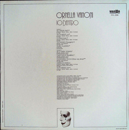 Ornella Vanoni : Io Dentro (LP, Album)