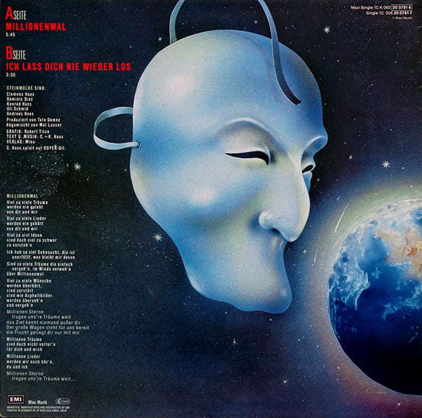 Steinwolke : Millionenmal (12", Maxi)