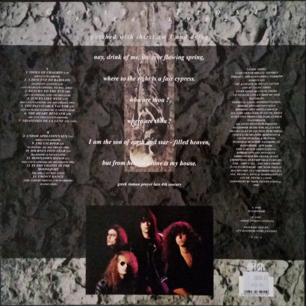 Celtic Frost : Parched With Thirst Am I And Dying (LP, Comp)