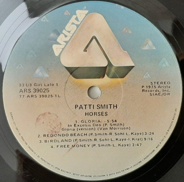 Patti Smith : Horses (LP, Album, RE)
