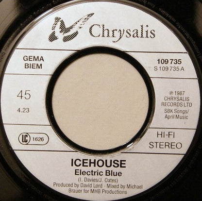 Icehouse : Electric Blue (7", Single)