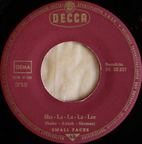 Small Faces : Sha-La-La-La-Lee (7", Single)