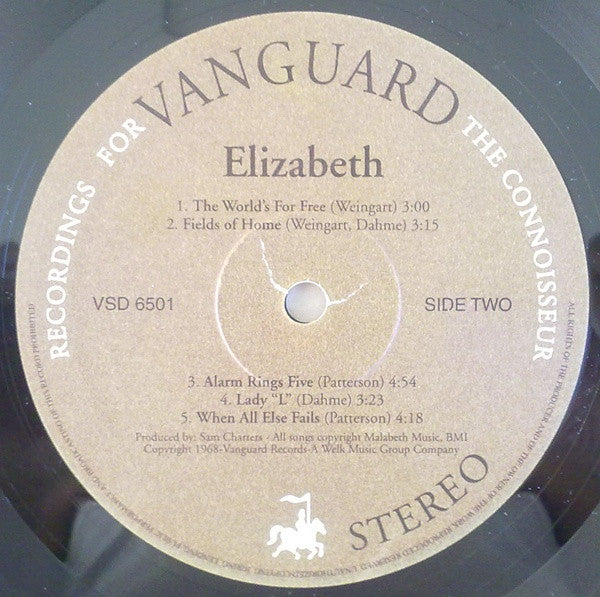 Elizabeth (11) : Elizabeth (LP, Album, RE, 180)