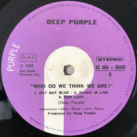 Deep Purple : Who Do We Think We Are (LP, Album, Gat)