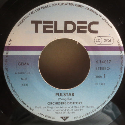 Orchestre Dottore : Pulstar (7", Single)