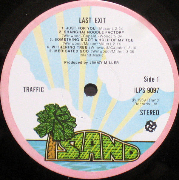 Traffic : Last Exit (LP, Album, RE, Gat)