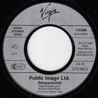 Public Image Ltd* : Disappointed (7", Single)