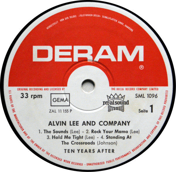 Ten Years After : Alvin Lee & Company (LP, Album)