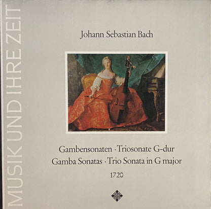 Johann Sebastian Bach : Gambensonaten, Triosonate G-dur Um 1720 (LP, RE, Blu)