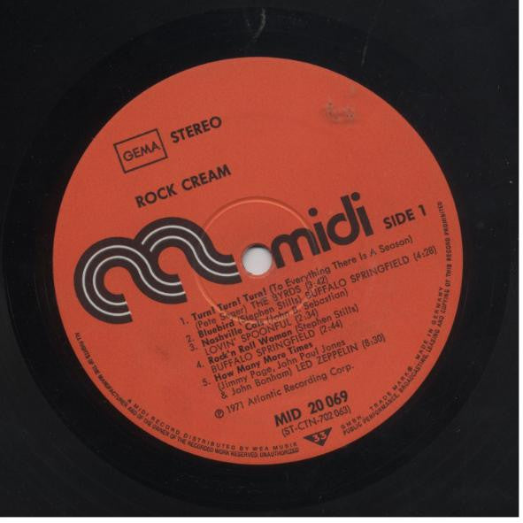 Various : Rock Cream (LP, Comp, RP)