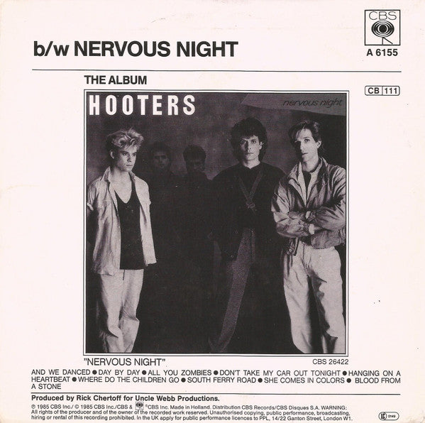 Hooters* : All You Zombies (7", Single, Sun)