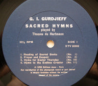 G.I. Gurdjieff* - Thomas De Hartmann : The Works Of G.I. Gurdjieff Played By Thomas De Hartmann / Album One (Sacred Hymns) (LP, Album)