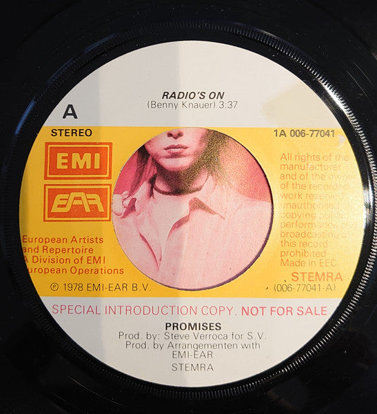 Promises : Radio's On (7", Single)