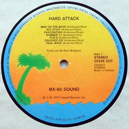 MX-80 Sound : Hard Attack (LP, Album)