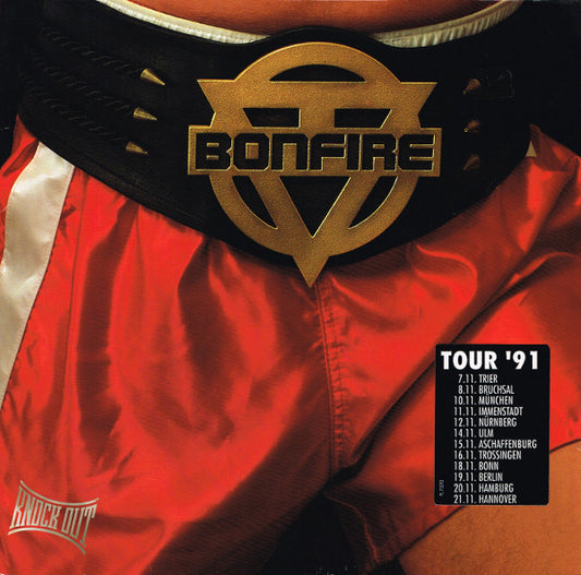 Bonfire - Knock Out (LP, Album) (Near Mint (NM or M-))