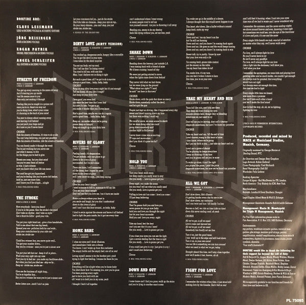 Bonfire : Knock Out (LP, Album)
