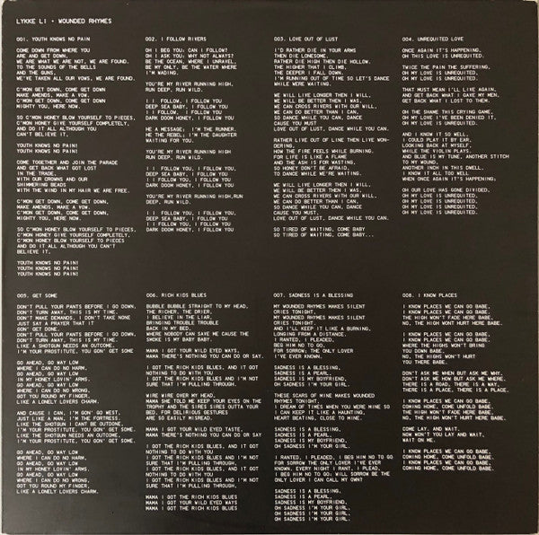 Lykke Li : Wounded Rhymes (LP, Album)