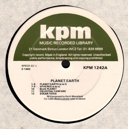 Keith Mansfield / Richard Harvey (2) : Planet Earth / All In The Mind (LP)